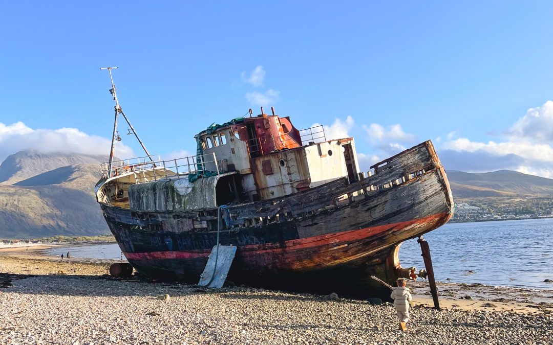 Visit the wreck of the MV dayspring near Fort William, Scotland