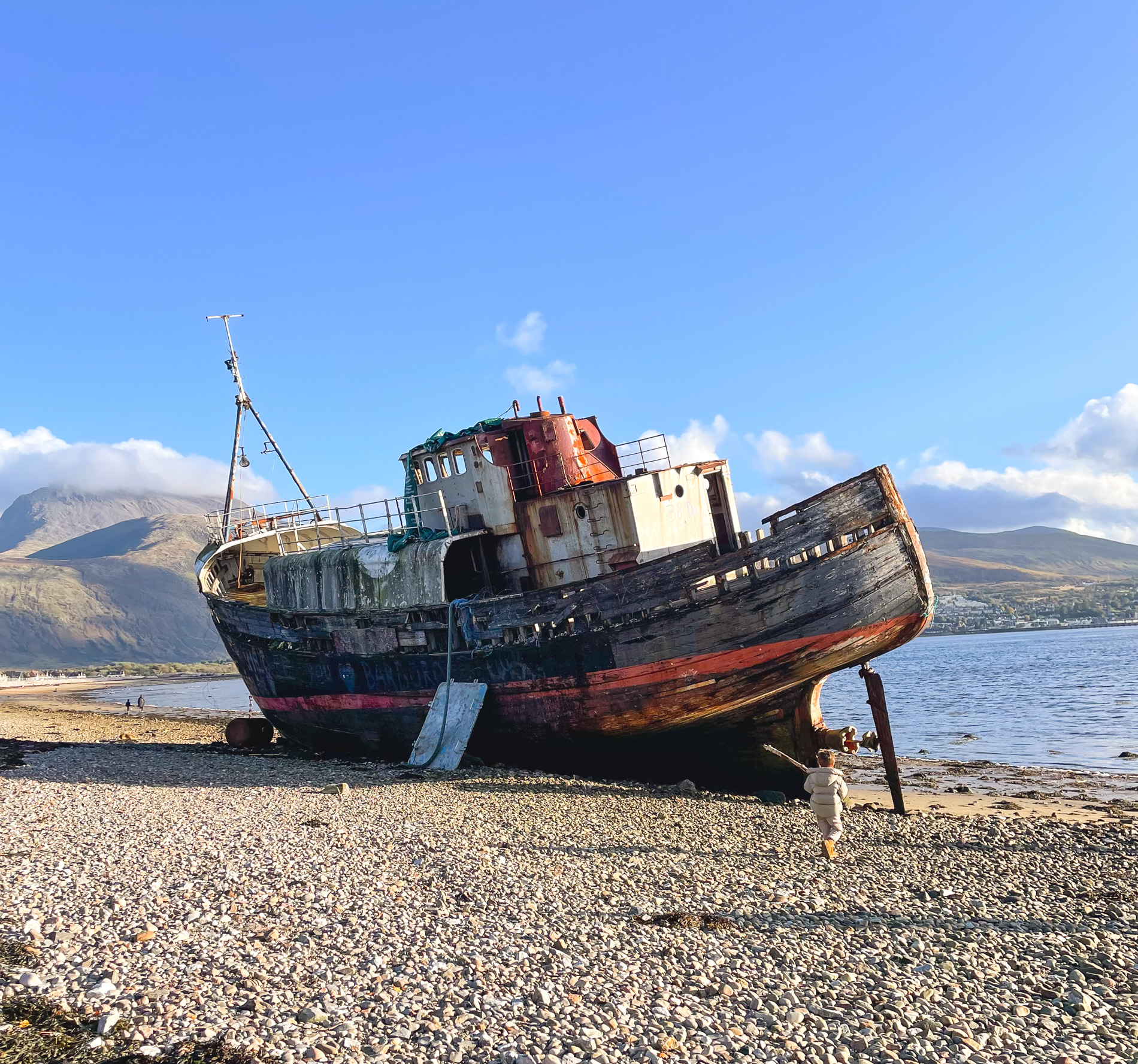 Visit the wreck of the MV dayspring near Fort William, Scotland